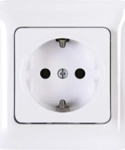 ROTH LANGE Inbouw Wandcontactdoos 1-voudig RA Polarwit