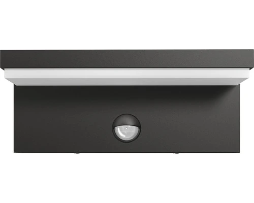 PHILIPS LED Buitenlamp Bustan Met Sensor Antraciet 1 PHILIPS LED Buitenlamp Bustan Met Sensor Antraciet