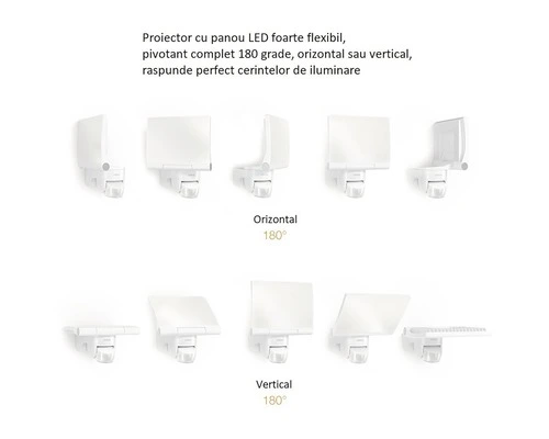 STEINEL LED Schijnwerper XLED Home 2 Wit 5 STEINEL LED Schijnwerper XLED Home 2 Wit - Afbeelding 5