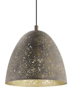 EGLO Hanglamp Safi Bruin-goud E27 Max. 60W Ø 27,5 Cm Energieklasse A++ -Binnenverlichting Verkoopwinkel DV 8 6333116 10 4c DE 20210211062349