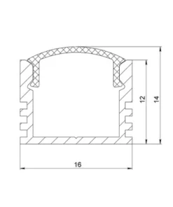 LED-strip Profiel LP12 Aluminium 200 Cm -Binnenverlichting Verkoopwinkel DV 8 6501798 04 4c RO 20210208111651 1