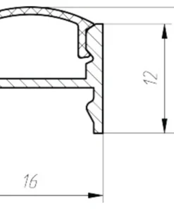 LED-strip Profiel LPS12 Aluminium 200 Cm -Binnenverlichting Verkoopwinkel DV 8 6501800 04 4c CH 20210208111651