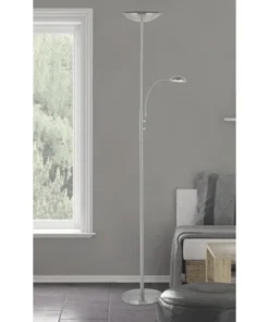 BRILLIANT LED Vloerlamp Rosanna Met Leeslamp