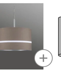 PAULMANN DecoSystems Lampenkap Tessa Ø 25,5 Cm Donkerbruin -Binnenverlichting Verkoopwinkel DV 8 6531516 03 4c CH 20171207182957