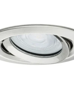 PAULMANN Inbouwspot Nova Plus Ø 93 Mm Geborsteld Staal