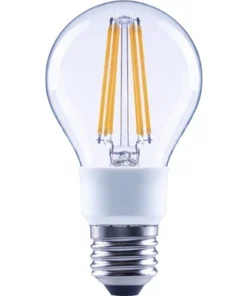 FLAIR LED Filament Lamp Met Batterij E27/6,5W Kogelvorm Helder