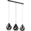 EGLO Hanglamp Carlton-1 3-lichts Zwart-koper