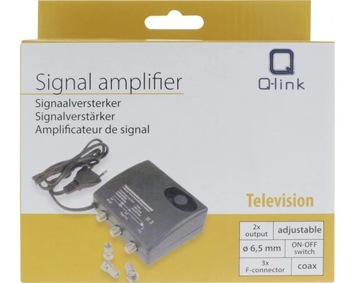 Q-LINK Signaalversterker 2-weg Retourgeschikt 3 Q-LINK Signaalversterker 2-weg Retourgeschikt - Afbeelding 3