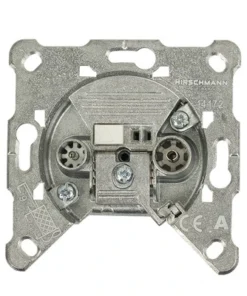 HIRSCHMANN Coax Wandcontactdoos EDC 1000 E Wit (retourgeschikt)