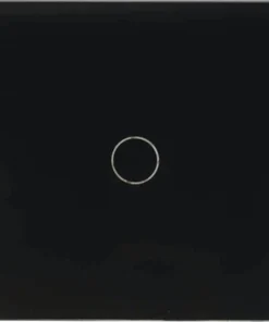 ONE TWO TOUCH Glaspaneel Enkel Voor Touch Schakelmateriaal Zwart