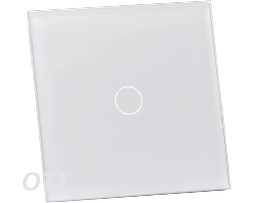ONE TWO TOUCH Glaspaneel Enkel Voor Touch Schakelmateriaal Wit 2 ONE TWO TOUCH Glaspaneel Enkel Voor Touch Schakelmateriaal Wit - Afbeelding 2