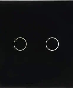 ONE TWO TOUCH Glaspaneel Dubbel Voor Touch Schakelmateriaal Zwart -Binnenverlichting Verkoopwinkel DV 8 6746908 03 4c NL 20190430111652