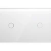ONE TWO TOUCH Glaspaneel 2x Enkel Voor Touch Schakelmateriaal Wit