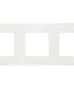 ONE TWO TOUCH Afdekraam Glas 3-voudig Wit