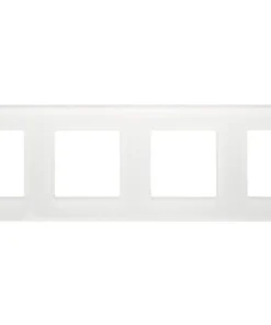 ONE TWO TOUCH Afdekraam Glas 4-voudig Wit