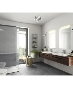 BRILONER LED Badkamerspot 3-lichts Chroom