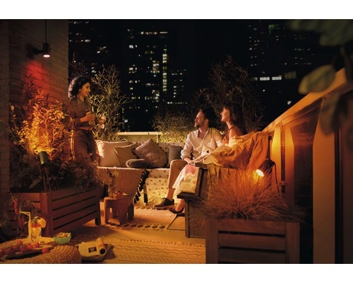 PHILIPS Hue White And Color Ambiance LED Buitenspot Lily Zwart 24V (basisset) 8 PHILIPS Hue White And Color Ambiance LED Buitenspot Lily Zwart 24V (basisset) - Afbeelding 8