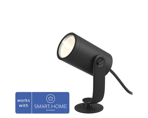 PHILIPS Hue White And Color Ambiance LED Buitenspot Lily Zwart 24V (basisset) 1 PHILIPS Hue White And Color Ambiance LED Buitenspot Lily Zwart 24V (basisset)