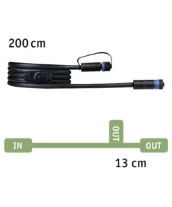 PAULMANN Plug & Shine Aansluitkabel Met 2 Uitgangen IP68 Zwart 2 Meter -Binnenverlichting Verkoopwinkel DV 8 6781662 06 4c CH 20180710081751