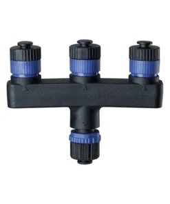 PAULMANN Plug & Shine Verdeler 3-voudig IP68 Zwart