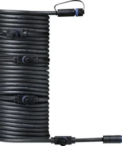 PAULMANN Plug & Shine Aansluitkabel Met 5 Uitgangen IP68 Zwart 10 Meter