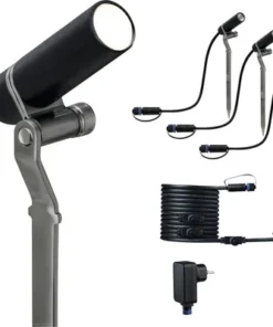 PAULMANN Plug & Shine Grondspot Plantini IP65 24V Antraciet (basisset)