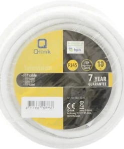 Q-LINK Netwerk Installatiekabel CAT6 FTP Wit 10 M 5 Q-LINK Netwerk Installatiekabel CAT6 FTP Wit 10 M -Binnenverlichting Verkoopwinkel DV 8 6784222 03 4c NL 20210204051657