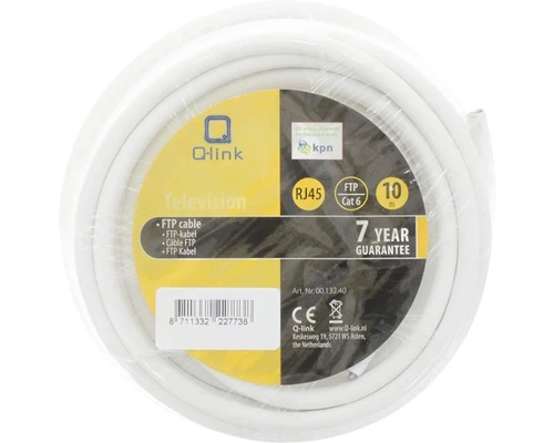 Q-LINK Netwerk Installatiekabel CAT6 FTP Wit 10 M 3 Q-LINK Netwerk Installatiekabel CAT6 FTP Wit 10 M - Afbeelding 3
