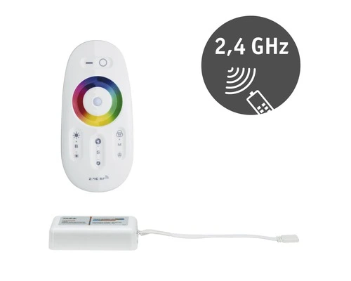 PAULMANN MaxLED Dim-/schakelcontroller Met Afstandsbediening Voor RGBW MaxLED-strips 3 PAULMANN MaxLED Dim-/schakelcontroller Met Afstandsbediening Voor RGBW MaxLED-strips - Afbeelding 3