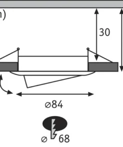 PAULMANN LED Inbouwspot Nova Ø 84 Mm Aluminium -Binnenverlichting Verkoopwinkel DV 8 6822387 03 4c AT 20180914051757