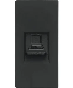 ONE TWO TOUCH UTP/LAN-aansluiting Zwart