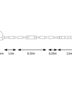 PAULMANN SimpLED Power LED-stripset Warmwit 150 Cm Wit Gecoat -Binnenverlichting Verkoopwinkel DV 8 6858327 10 4c DE 20210914133211