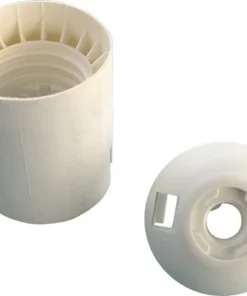 Fitting E27 Wit Met Gladde Mantel