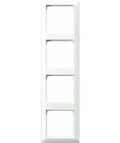 JUNG AS500 Afdekraam 4-voudig Alpine Wit AS 584 WW