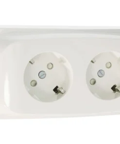 ATTEMA K40 Contactdoos 2-voudig Wit