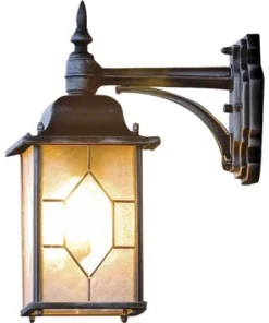 KONSTSMIDE Buitenlamp Milano Hangend Zwart-zilver
