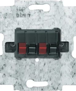 BUSCH-JAEGER Inbouw Basiselement Luidsprekeraansluiting Zwart