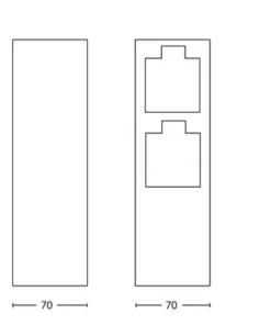PHILIPS Buitenstopcontact 2-voudig RVS 7 PHILIPS Buitenstopcontact 2-voudig RVS -Binnenverlichting Verkoopwinkel DV 8 7489087 03 4c DE 20220513102308