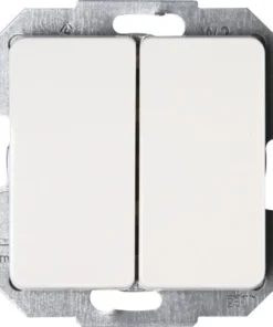 KOPP Milano Inbouw Basiselement Wisselschakelaar Wissel/wissel Met Bedieningswipper Wit