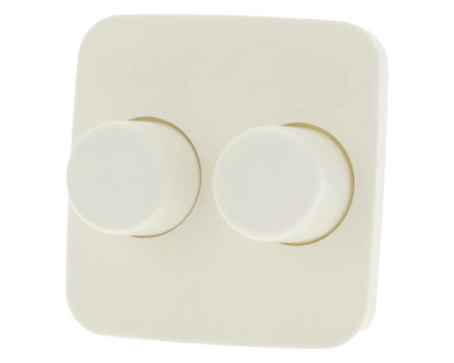 Centraalplaat Met Knop Duodimmer Crème (geschikt Voor Busch-Jaeger) 1 Centraalplaat Met Knop Duodimmer Crème (geschikt Voor Busch-Jaeger)