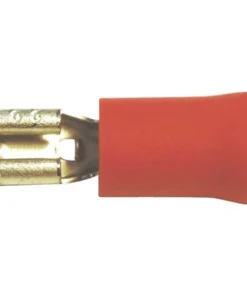 DRESSELHAUS Vlaksteekhuls Geïsoleerd 2,8x0,8 Mm Metaal/kunststof Rood, 100 Stuks