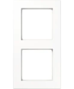 JUNG A500 Afdekraam 2-voudig Alpine Wit AC 582 WW