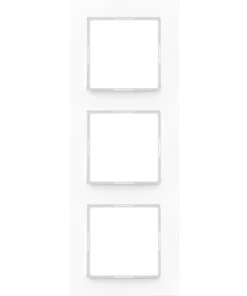 JUNG A500 Afdekraam 3-voudig Alpine Wit AC 583 WW