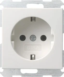 GIRA Standaard 55 Inbouw Wandcontactdoos (wcd) RA 1-voudig Zuiverwit Glans