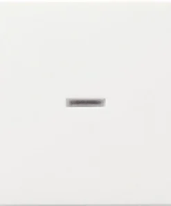 GIRA Standaard 55 Bedieningswipper Wissel Met Lens Zuiverwit Glans