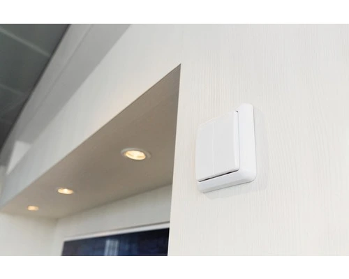 KLIKAANKLIKUIT® Draadloze Dubbele Wandschakelaar AWST-8802 Wit 3 KLIKAANKLIKUIT® Draadloze Dubbele Wandschakelaar AWST-8802 Wit - Afbeelding 3