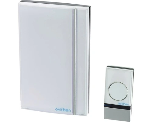 AVIDSEN Draadloze Gong Gloss Wit 1 AVIDSEN Draadloze Gong Gloss Wit