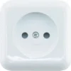 Opbouw Wandcontactdoos (wcd) 1-voudig Polar Wit