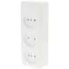 Opbouw Wandcontactdoos (wcd) 3-voudig Polar Wit