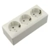 BERKER Opbouw Wandcontactdoos (wcd) RA 3-voudig Polarwit